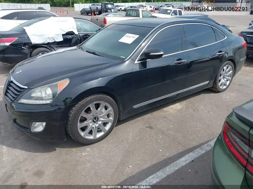2013 Hyundai Equus Signature VIN: KMHGH4JH8DU062291 Lot: 45151759