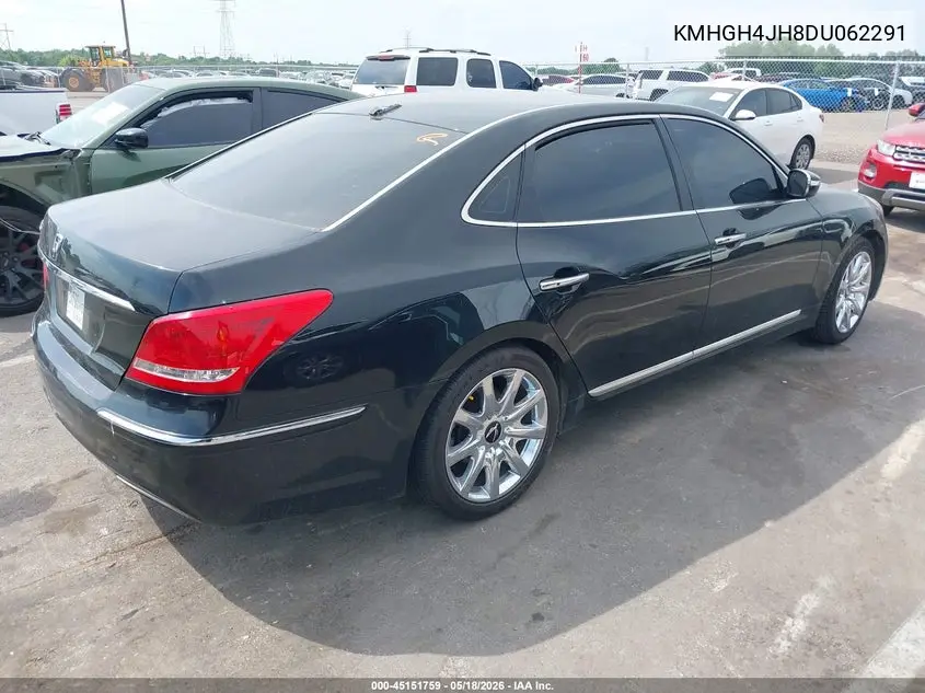 2013 Hyundai Equus Signature VIN: KMHGH4JH8DU062291 Lot: 45151759
