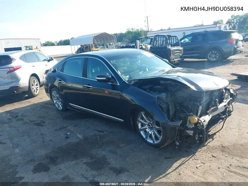 2013 Hyundai Equus Signature VIN: KMHGH4JH9DU058394 Lot: 45216527