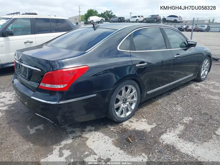 2013 Hyundai Equus Signature VIN: KMHGH4JH7DU058328 Lot: 45413132