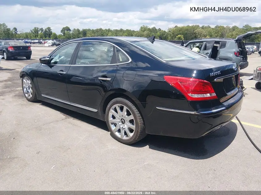 2013 Hyundai Equus Signature VIN: KMHGH4JH4DU068962 Lot: 45431950