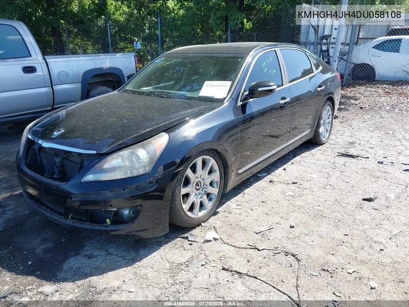 2013 Hyundai Equus Signature VIN: KMHGH4JH4DU058108 Lot: 45668006