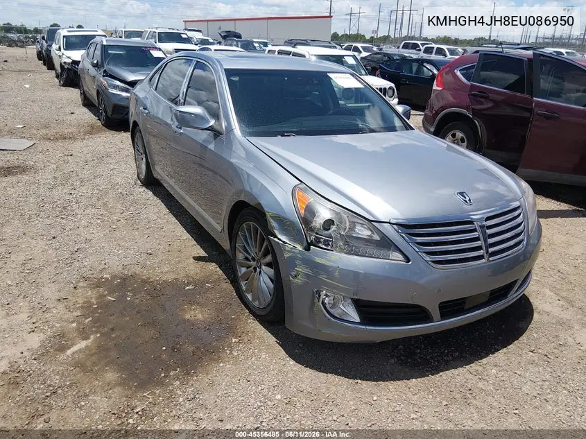 2014 Hyundai Equus Signature VIN: KMHGH4JH8EU086950 Lot: 45356485