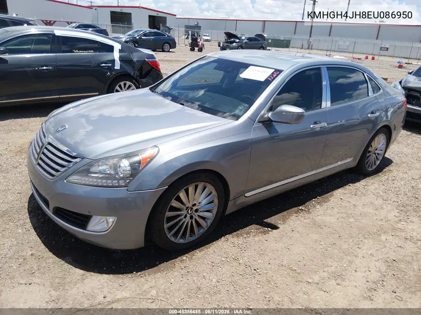 2014 Hyundai Equus Signature VIN: KMHGH4JH8EU086950 Lot: 45356485