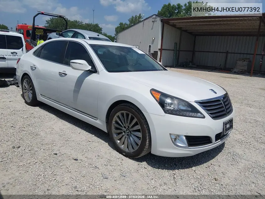2014 Hyundai Equus Signature VIN: KMHGH4JHXEU077392 Lot: 45512599