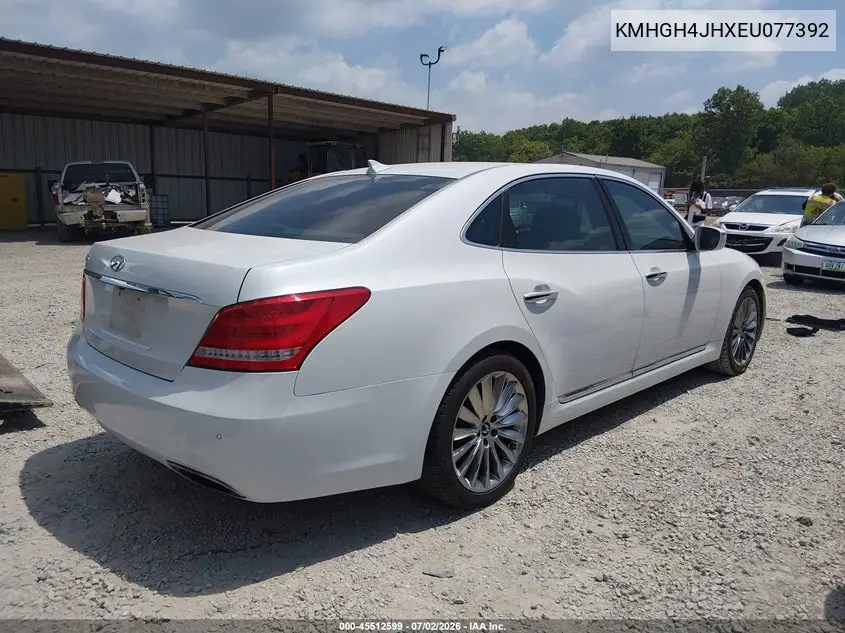 2014 Hyundai Equus Signature VIN: KMHGH4JHXEU077392 Lot: 45512599