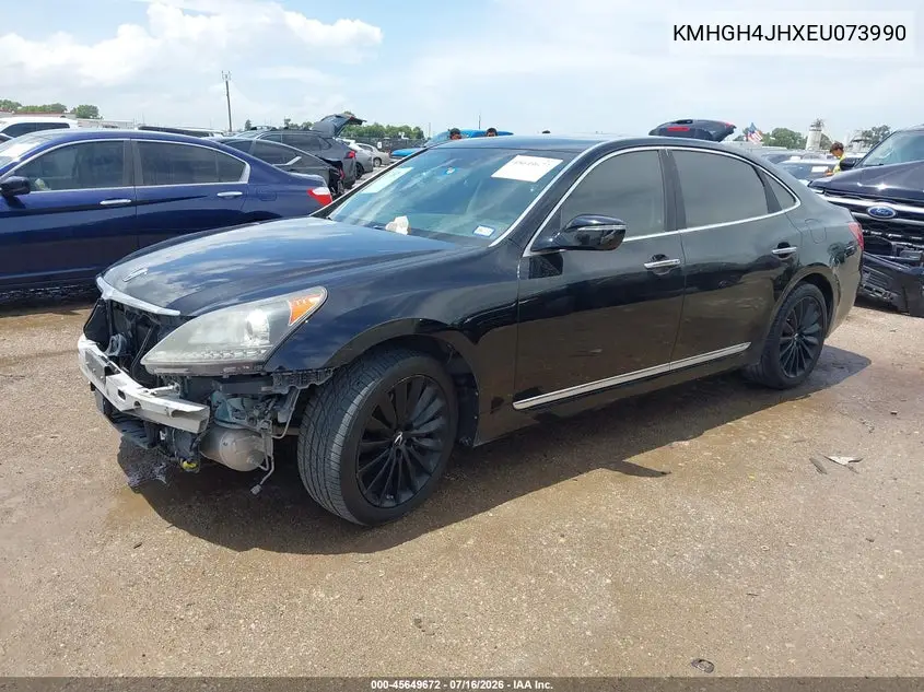 2014 Hyundai Equus Signature VIN: KMHGH4JHXEU073990 Lot: 45649672