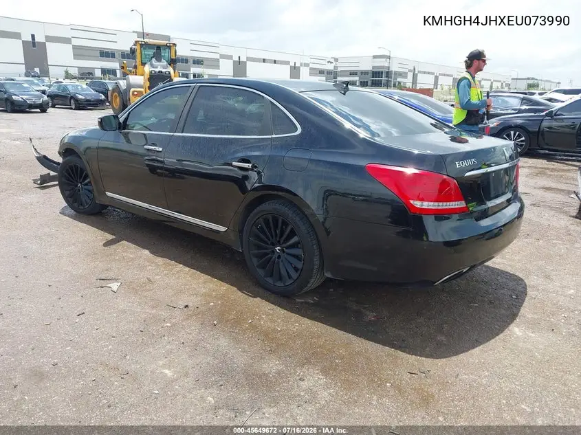 2014 Hyundai Equus Signature VIN: KMHGH4JHXEU073990 Lot: 45649672
