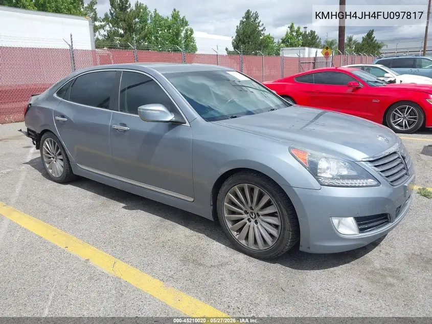 2015 Hyundai Equus Ultimate VIN: KMHGH4JH4FU097817 Lot: 45210020