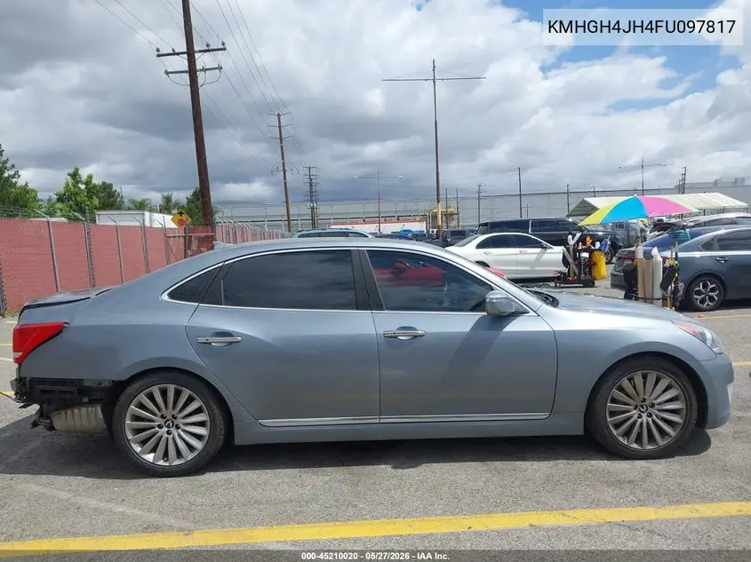2015 Hyundai Equus Ultimate VIN: KMHGH4JH4FU097817 Lot: 45210020