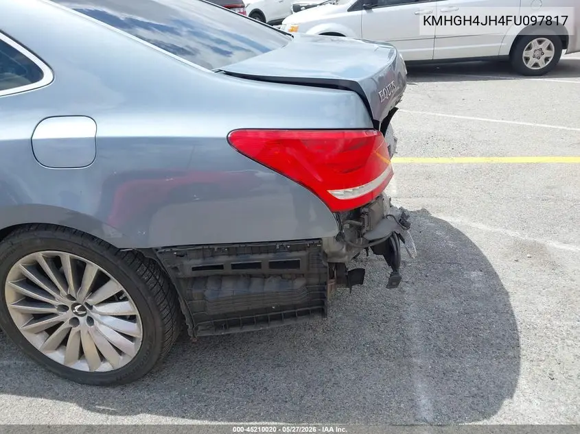 2015 Hyundai Equus Ultimate VIN: KMHGH4JH4FU097817 Lot: 45210020