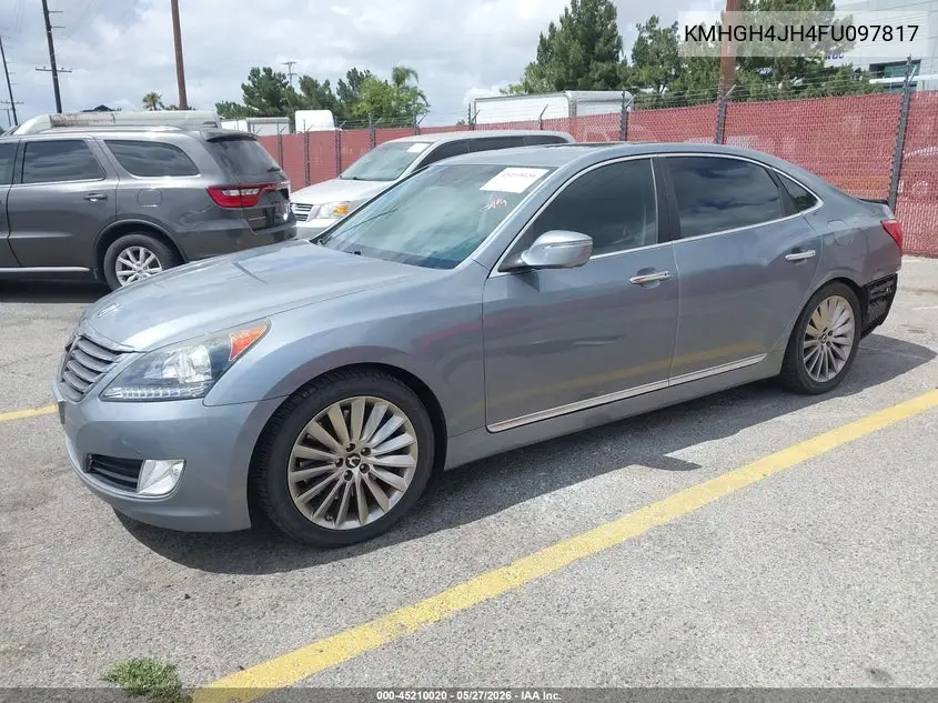 2015 Hyundai Equus Ultimate VIN: KMHGH4JH4FU097817 Lot: 45210020