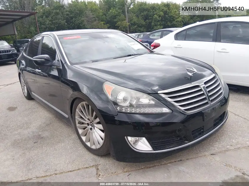 2015 Hyundai Equus Signature VIN: KMHGH4JH5FU094540 Lot: 45603759