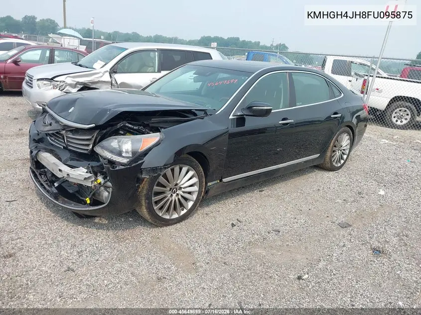 2015 Hyundai Equus Ultimate VIN: KMHGH4JH8FU095875 Lot: 45649899