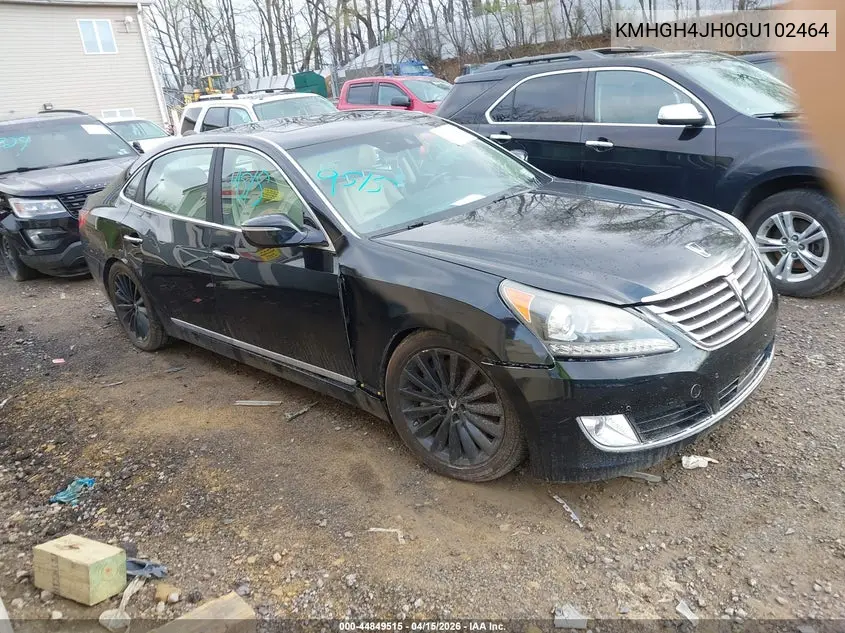 2016 Hyundai Equus Signature VIN: KMHGH4JH0GU102464 Lot: 44849515