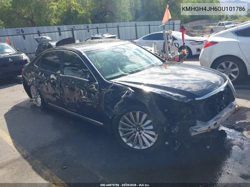 2016 Hyundai Equus Ultimate VIN: KMHGH4JH6GU101786 Lot: 44970798