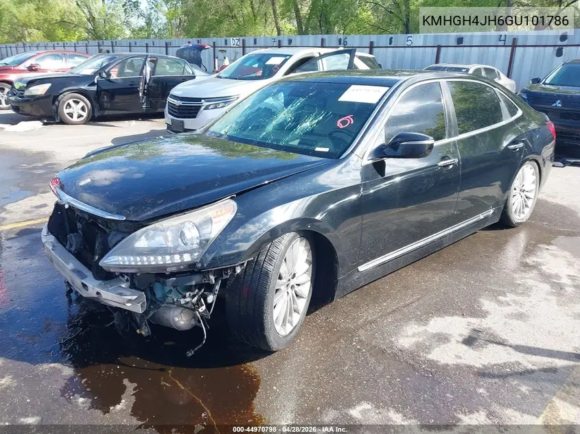 2016 Hyundai Equus Ultimate VIN: KMHGH4JH6GU101786 Lot: 44970798