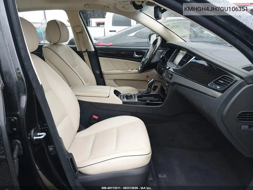 2016 Hyundai Equus Signature VIN: KMHGH4JH7GU106351 Lot: 45173311