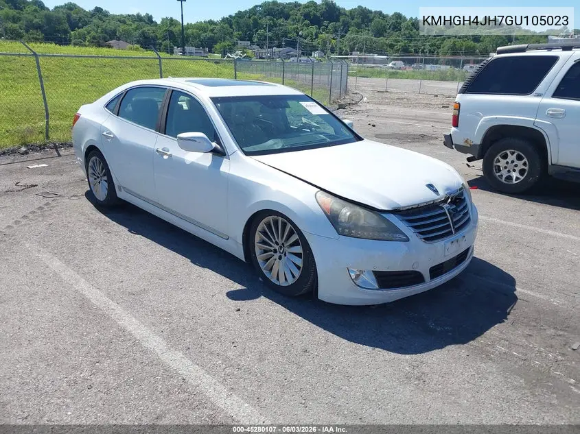 2016 Hyundai Equus Ultimate VIN: KMHGH4JH7GU105023 Lot: 45280107