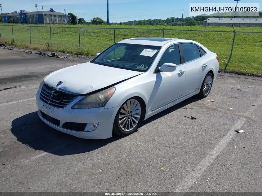 2016 Hyundai Equus Ultimate VIN: KMHGH4JH7GU105023 Lot: 45280107
