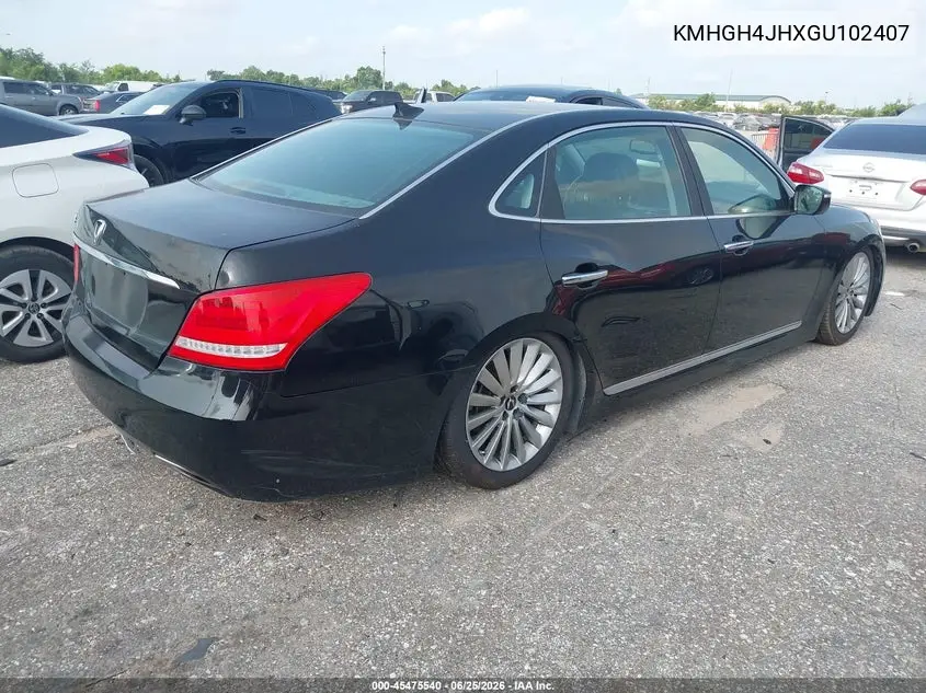 2016 Hyundai Equus Signature VIN: KMHGH4JHXGU102407 Lot: 45475540