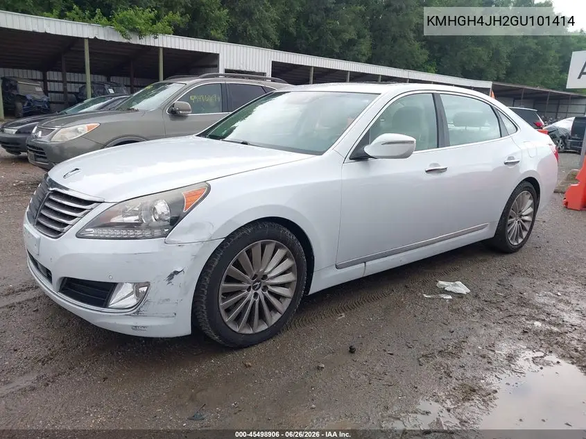 2016 Hyundai Equus Signature VIN: KMHGH4JH2GU101414 Lot: 45498906