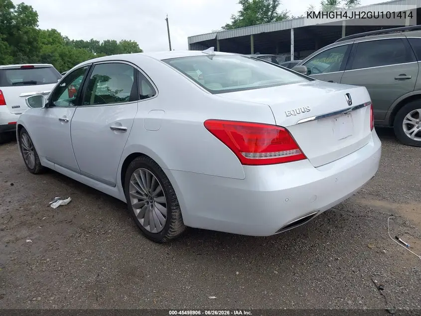 2016 Hyundai Equus Signature VIN: KMHGH4JH2GU101414 Lot: 45498906