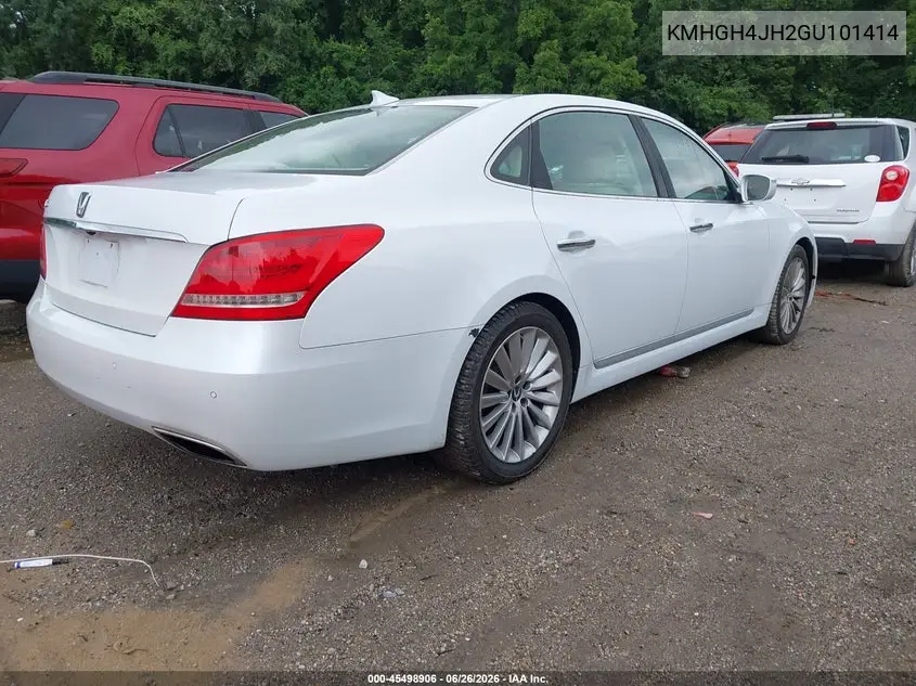 2016 Hyundai Equus Signature VIN: KMHGH4JH2GU101414 Lot: 45498906