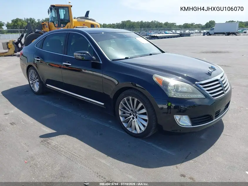 2016 Hyundai Equus Signature VIN: KMHGH4JHXGU106070 Lot: 45616784