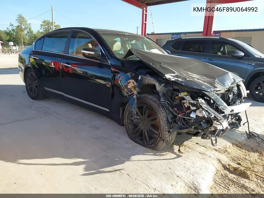KMHGC46F89U064992 2009 Hyundai Genesis 4.6