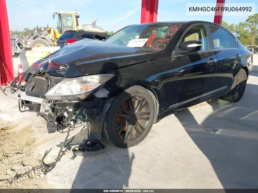 KMHGC46F89U064992 2009 Hyundai Genesis 4.6