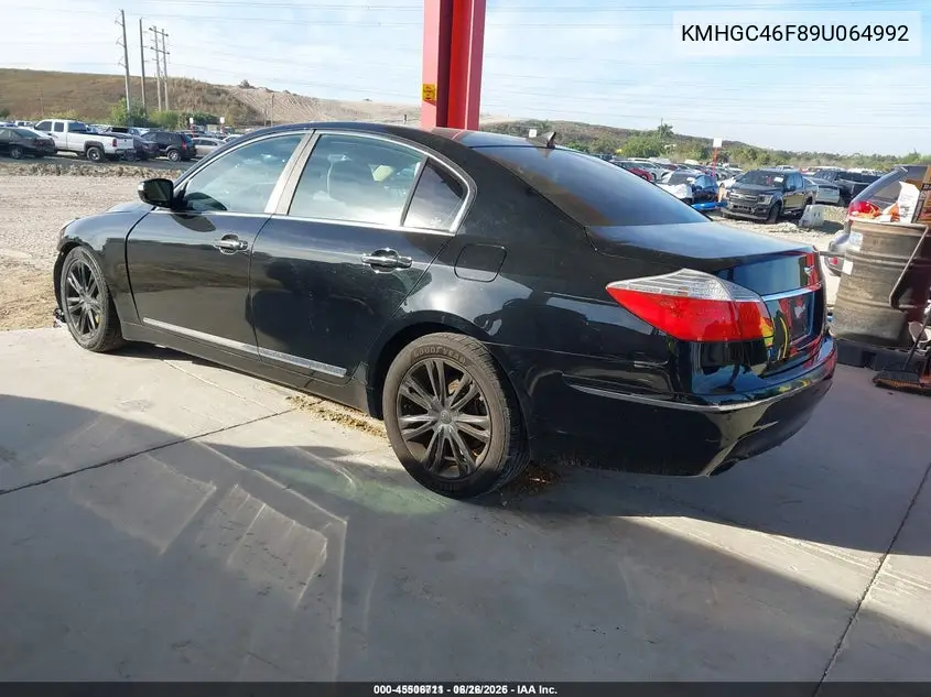 KMHGC46F89U064992 2009 Hyundai Genesis 4.6