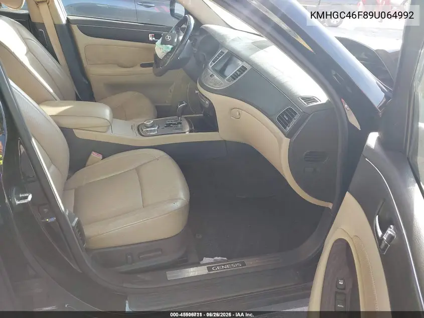 KMHGC46F89U064992 2009 Hyundai Genesis 4.6