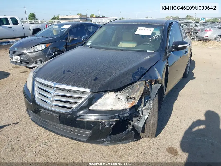 2009 Hyundai Genesis 3.8 VIN: KMHGC46E09U039642 Lot: 45534268
