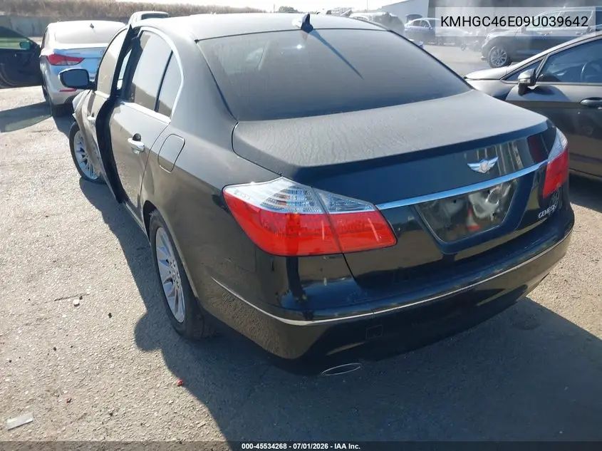 2009 Hyundai Genesis 3.8 VIN: KMHGC46E09U039642 Lot: 45534268