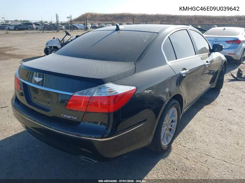 2009 Hyundai Genesis 3.8 VIN: KMHGC46E09U039642 Lot: 45534268