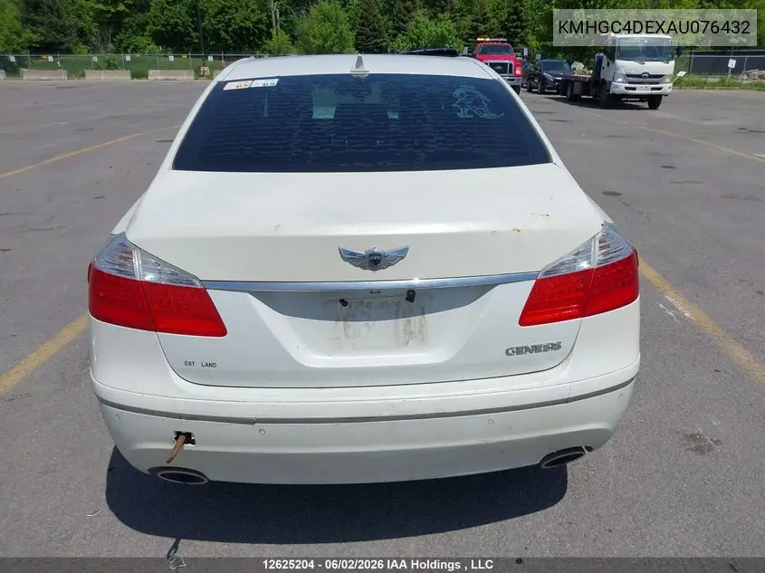 2010 Hyundai Genesis 3.8 Premium VIN: KMHGC4DEXAU076432 Lot: 12625204x
