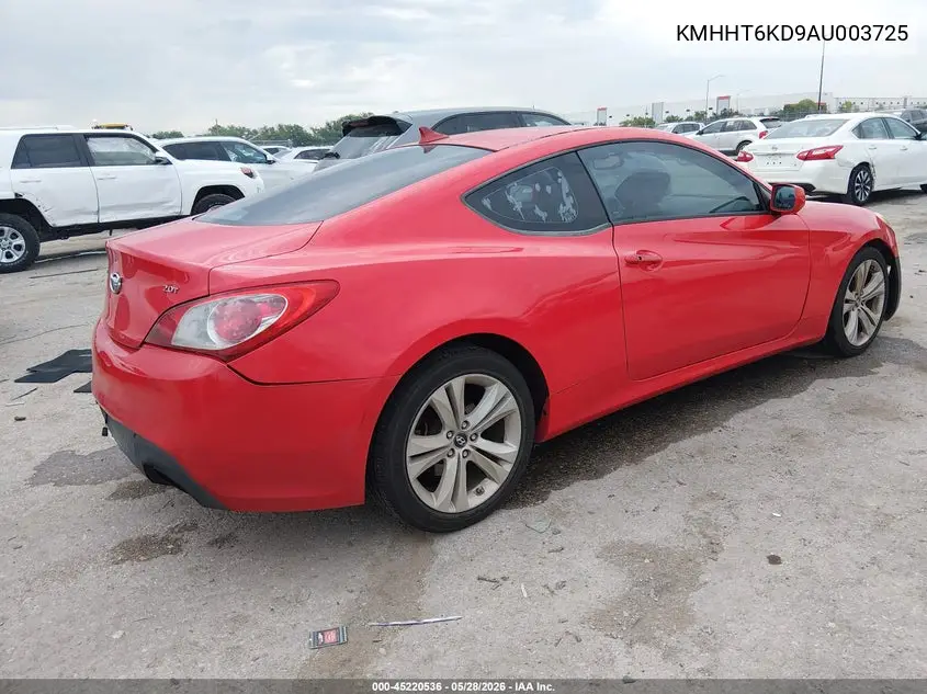 2010 Hyundai Genesis 2.0T Premium VIN: KMHHT6KD9AU003725 Lot: 45220536