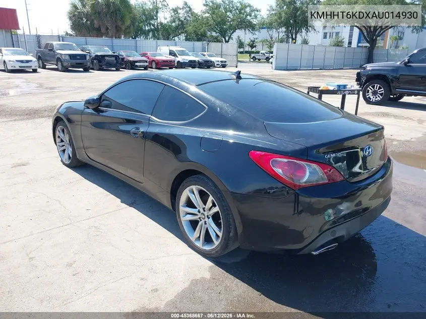 2010 Hyundai Genesis 2.0T VIN: KMHHT6KDXAU014930 Lot: 45368667