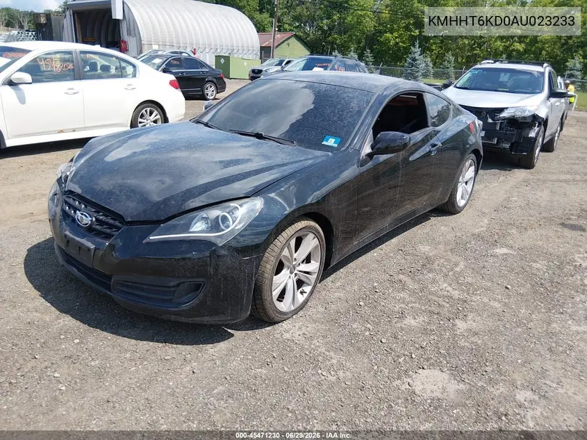 2010 Hyundai Genesis 2.0T VIN: KMHHT6KD0AU023233 Lot: 45471230