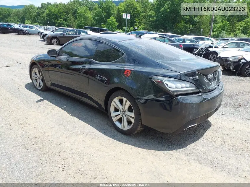 2010 Hyundai Genesis 2.0T VIN: KMHHT6KD0AU023233 Lot: 45471230