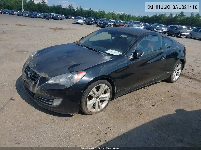 2010 Hyundai Genesis 3.8 Grand Touring VIN: KMHHU6KH8AU021410 Lot: 45493897