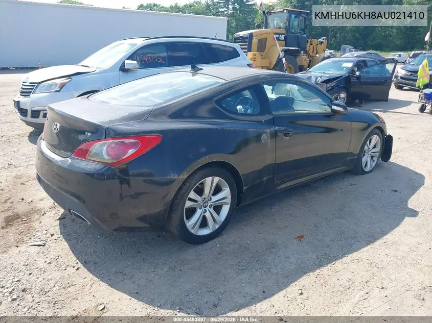 2010 Hyundai Genesis 3.8 Grand Touring VIN: KMHHU6KH8AU021410 Lot: 45493897