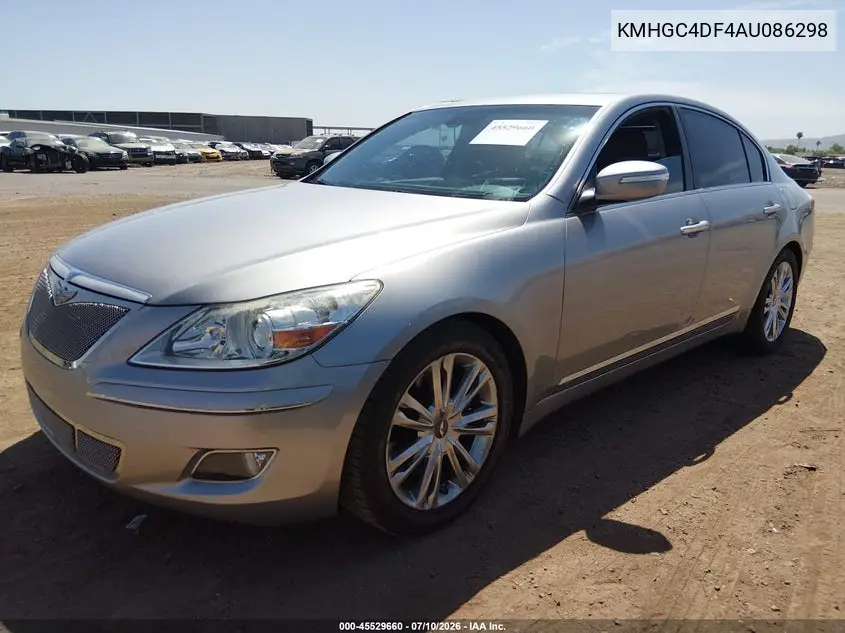 2010 Hyundai Genesis 4.6 VIN: KMHGC4DF4AU086298 Lot: 45529660