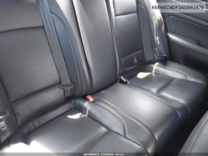 2010 Hyundai Genesis 4.6 VIN: KMHGC4DF3AU092478 Lot: 45563576