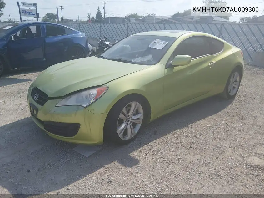 2010 Hyundai Genesis 2.0T/2.0T Premium/2.0T R-Spec/2.0T Track VIN: KMHHT6KD7AU009300 Lot: 45609649