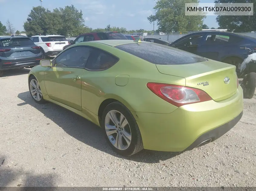 2010 Hyundai Genesis 2.0T/2.0T Premium/2.0T R-Spec/2.0T Track VIN: KMHHT6KD7AU009300 Lot: 45609649
