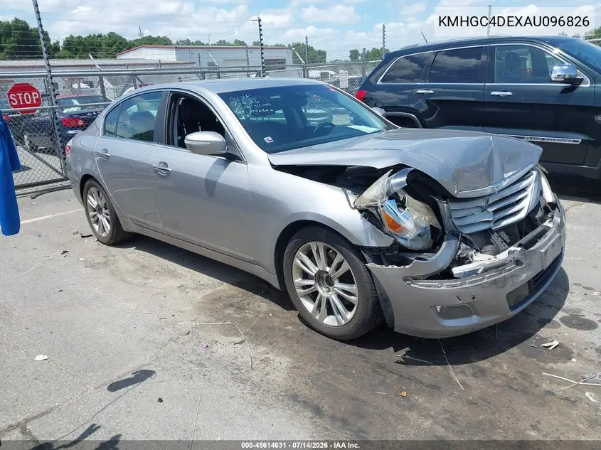 2010 Hyundai Genesis 3.8 VIN: KMHGC4DEXAU096826 Lot: 45614631