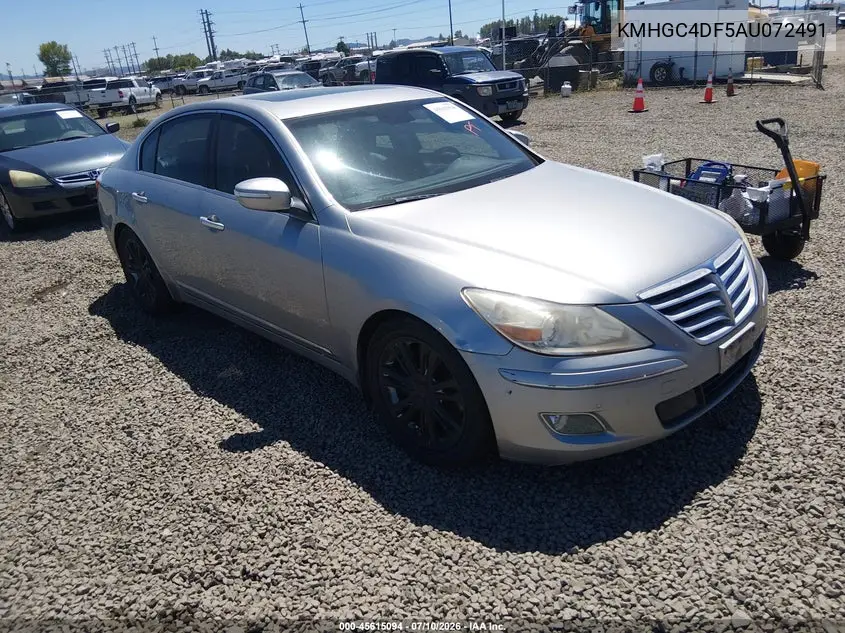2010 Hyundai Genesis 4.6 VIN: KMHGC4DF5AU072491 Lot: 45615094