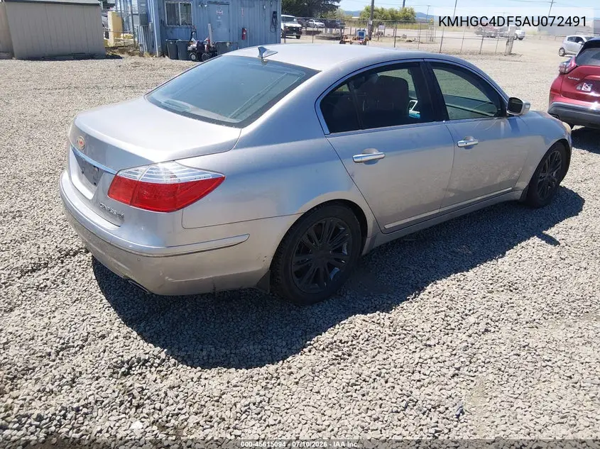 2010 Hyundai Genesis 4.6 VIN: KMHGC4DF5AU072491 Lot: 45615094